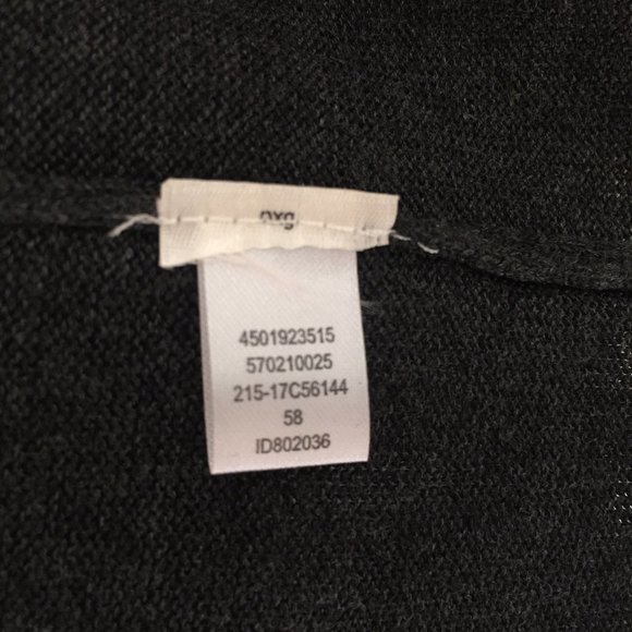 Chico's Long Dark Gray Cardigan - Like New - Picture 5 of 5